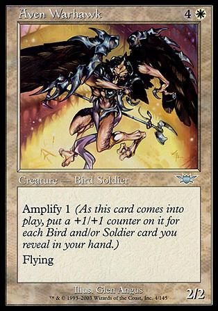 Magic the Gathering: Legions (Base Set) card 4 Aven Warhawk