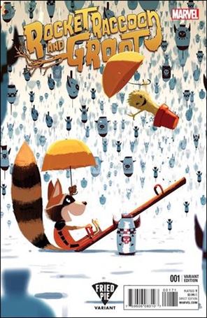 Rocket Raccoon & Groot issue 1-H Unbagged Pascal Campion Fried Pie Cover