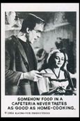Munsters (Base Set) card 40 Somehow Food in a Cafeteria Never Tastes as Good 