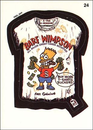 Wacky Packages (Base Set) card 24 Barf Wimpson