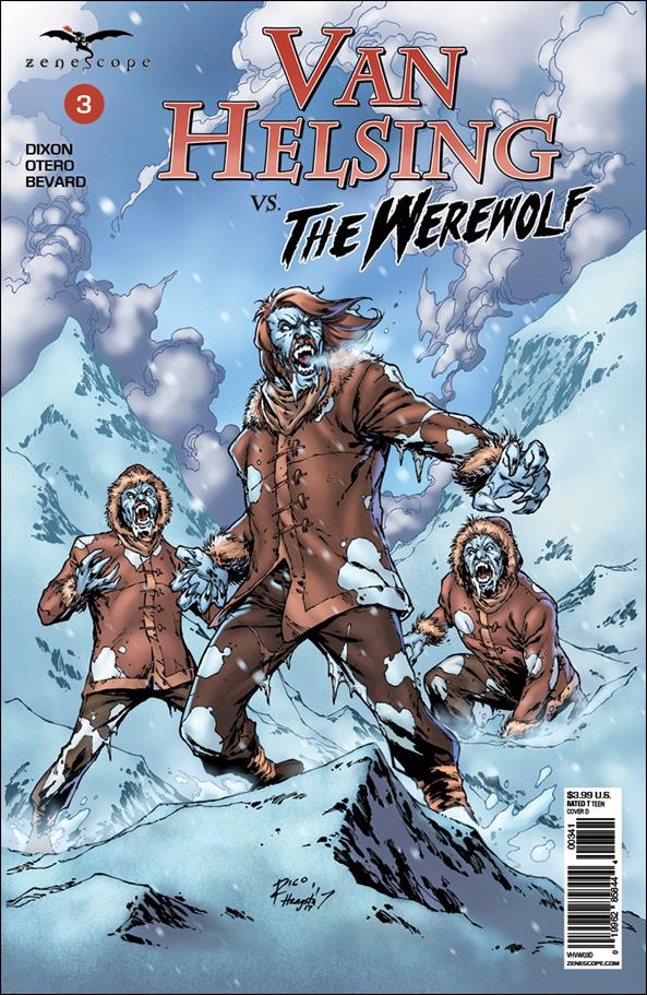 Van Helsing vs the Werewolf issue 3-D Ian Richardson Cover