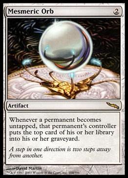 Magic the Gathering: Mirrodin (Base Set) card 204 Mesmeric Orb