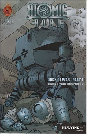 Atomic Robo: Dogs of War issue 1-B HeavyInk.com Cover