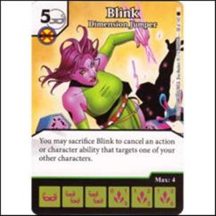 Marvel Dice Masters Amazing Spider-Man card 80 Blink: Dimension Jumper