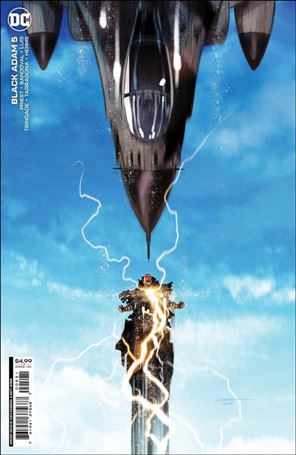 Black Adam issue 5-B Rafa Sandoval Plane Cardstock Cover