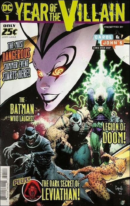 DC's Year of the Villain Special issue 1-E Greg Capullo Carol & John's Comic Book Shop Cover