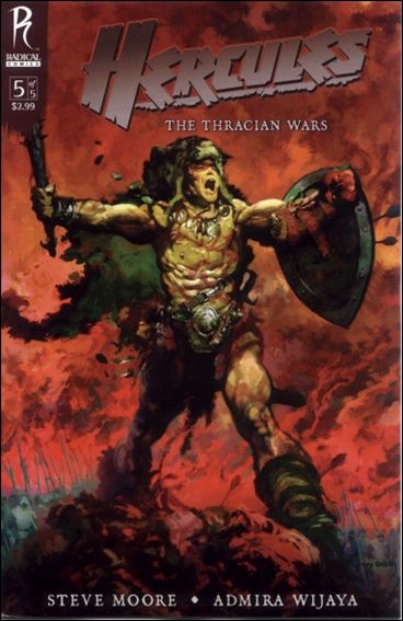 Hercules (2008) issue 5-B Arthur Suydam Cover