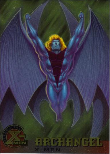 1996 Fleer Ultra X-Men All Chromium (Base Set) card 1 Archangel