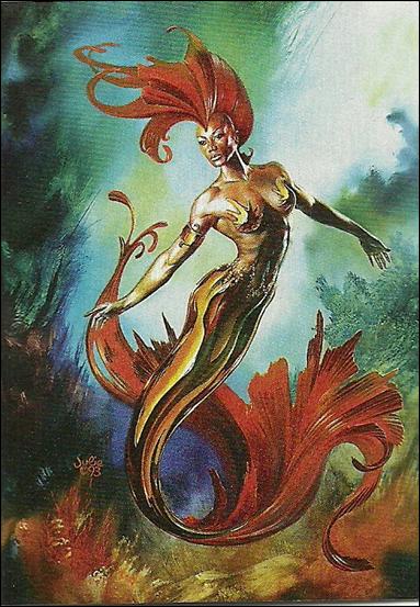 Julie Bell (Tekchrome Subset) card T10 Goldfish