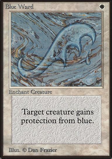 Magic the Gathering: Limited Edition Beta (Base Set) card 8 Blue Ward