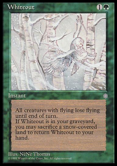 Magic the Gathering: Ice Age (Base Set) card 275 Whiteout