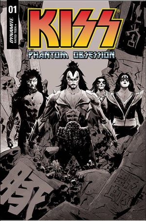 KISS: Phantom Obsession issue 1-L Jae Lee 1:25 Grayscale Cover