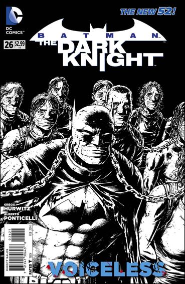 Batman: The Dark Knight (2011/11) issue 26-B 1:25 Black and White Cover