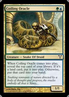 Magic the Gathering: Dissension (Base Set) card 107 Coiling Oracle