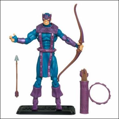 Marvel Universe (Series 2) figure 31-B Marvel's Dark Hawkeye - Loose