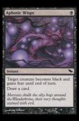 Magic the Gathering: Shadowmoor (Base Set) card 55 Aphotic Wisps