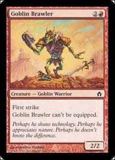 Magic the Gathering: Fifth Dawn (Base Set) card 66 Goblin Brawler