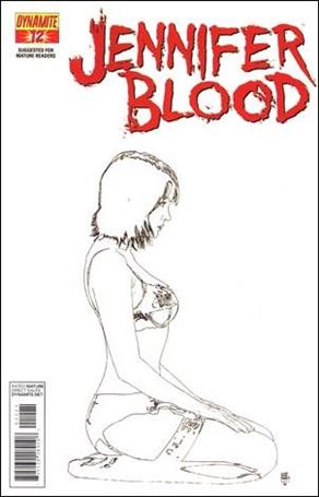 Jennifer Blood (2011) issue 12-C Tim Bradstreet 1:10 Sketch Cover