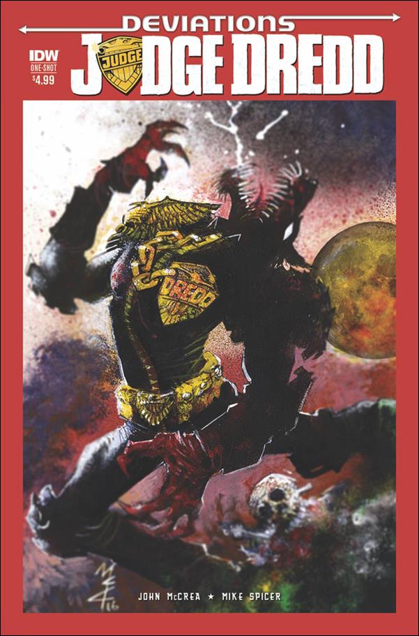 Judge Dredd: Deviations issue nn John McCrea Cover