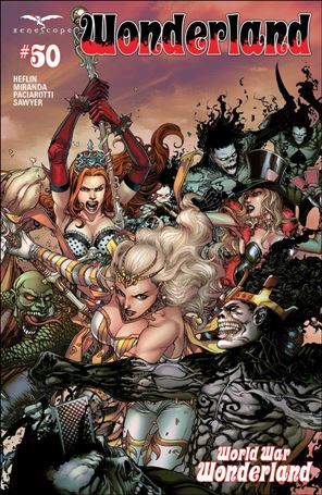 Grimm Fairy Tales Presents Wonderland issue 50-C Harvey Tolibao Right Side Cover