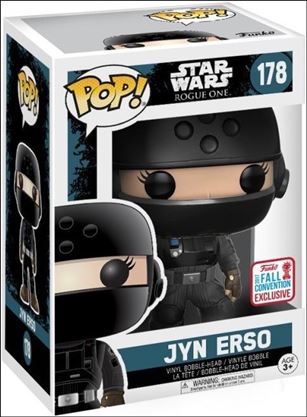 POP! Star Wars figure 178-B Jyn Erso (Disguise) Fall Convention Exclusive