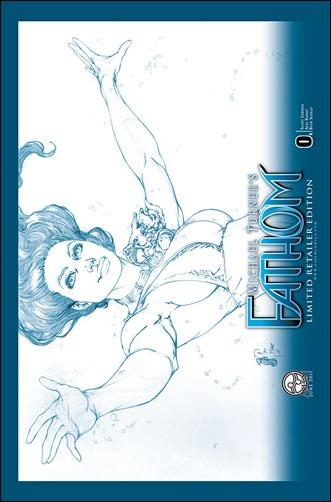 Michael Turner's Fathom (2011) issue 0-C Alex Konat 1:15 Sketch Cover