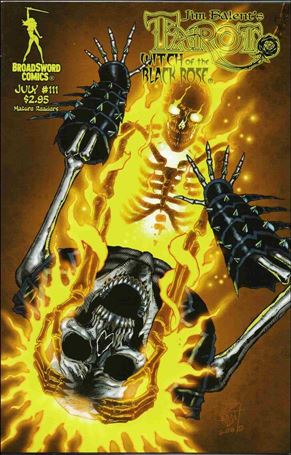Tarot: Witch of the Black Rose issue 111-B Skeleton Man Cover