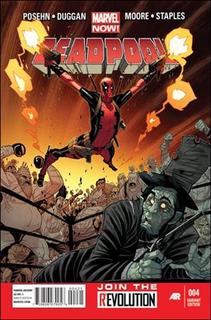 Deadpool (2013) issue 4-B Tradd Moore 1:50 Cover