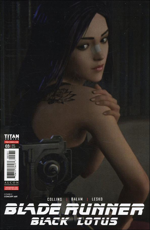 Blade Runner: Black Lotus issue 3-C Concept Art Cover