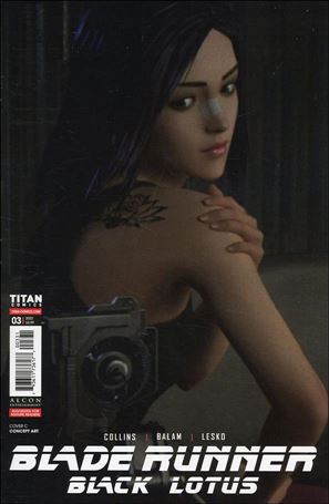 Blade Runner: Black Lotus issue 3-C Concept Art Cover