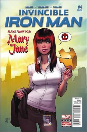 Invincible Iron Man (2015)  issue 4-C David Marquez Cover (2nd Printing)