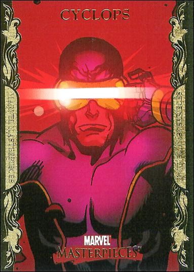 2007 Marvel Masterpieces (Parallel Gold Border Base Set) card 20 Cyclops