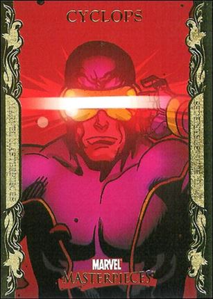 2007 Marvel Masterpieces (Parallel Gold Border Base Set) card 20 Cyclops