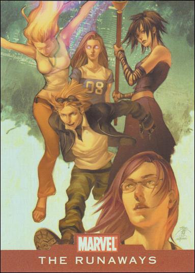 Marvel Heroes and Villains (Alliances Subset) card A8 The Runaways