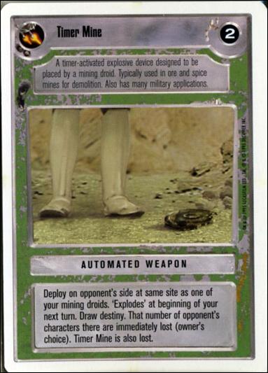 Star Wars: Premiere Unlimited (Base Set) card 316 Timer Mine