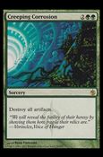 Magic the Gathering: Mirrodin Besieged (Base Set) card 78 Creeping Corrosion