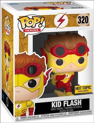 POP! Heroes figure 320 Kid Flash Hot Topic Exclusive
