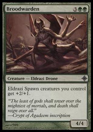 Magic the Gathering: Rise of the Eldrazi (Base Set) card 181 Broodwarden