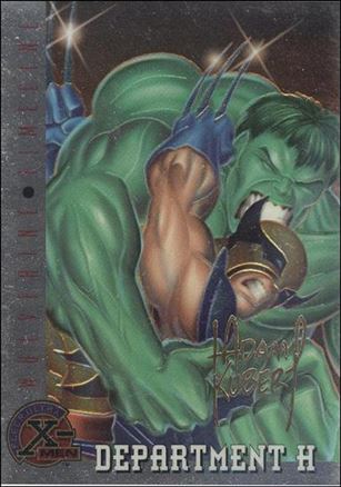 1996 Fleer Ultra X-Men All Chromium (Gold Signature Parallel Base Set) card 83 Department H