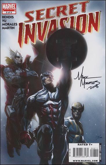 Secret Invasion (2008) issue 8-D DF G Dell'Otto Cover (Signed by M Morales) 1/100  