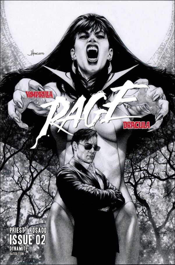 Vampirella / Dracula: Rage issue 2-F Jay Anacleto 1:10 Line Art Cover