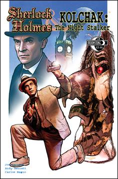 Sherlock Holmes & Kolchak the Night Stalker issue 3-B Paul Guinan Cover