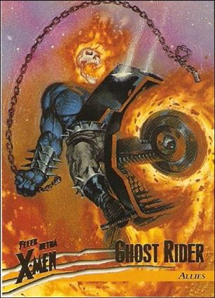 1996 Fleer Ultra X-Men: Wolverine (Base Set) card 42 Ghost Rider