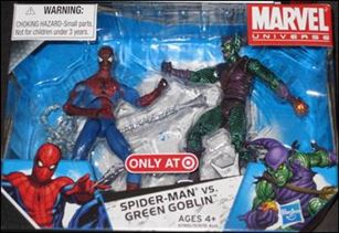 Marvel Universe (Target 2-Packs) figure 003 Spider-Man vs Green Goblin