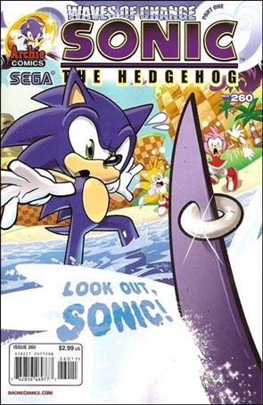 Sonic the Hedgehog (1993) issue 260 Ben Bates Cover
