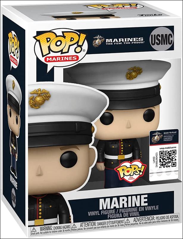 Pop! Marines figure nn1 Marine (White Male Dress Blues)