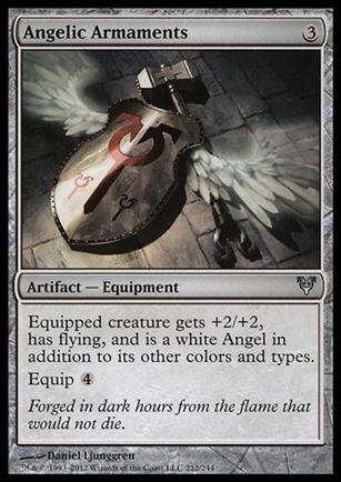 Magic the Gathering: Avacyn Restored (Base Set) card 212 Angelic Armaments