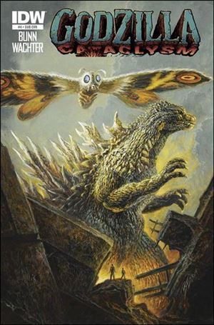 Godzilla: Cataclysm issue 4-B Bob Eggleton Subscription Cover