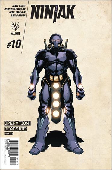 Ninjak (2015) issue 10-D Trevor Hairsine 1:10 Character Design Cover