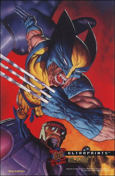 1995 Fleer Ultra X-Men (Ultraprints Subset) card 10 Wolverine